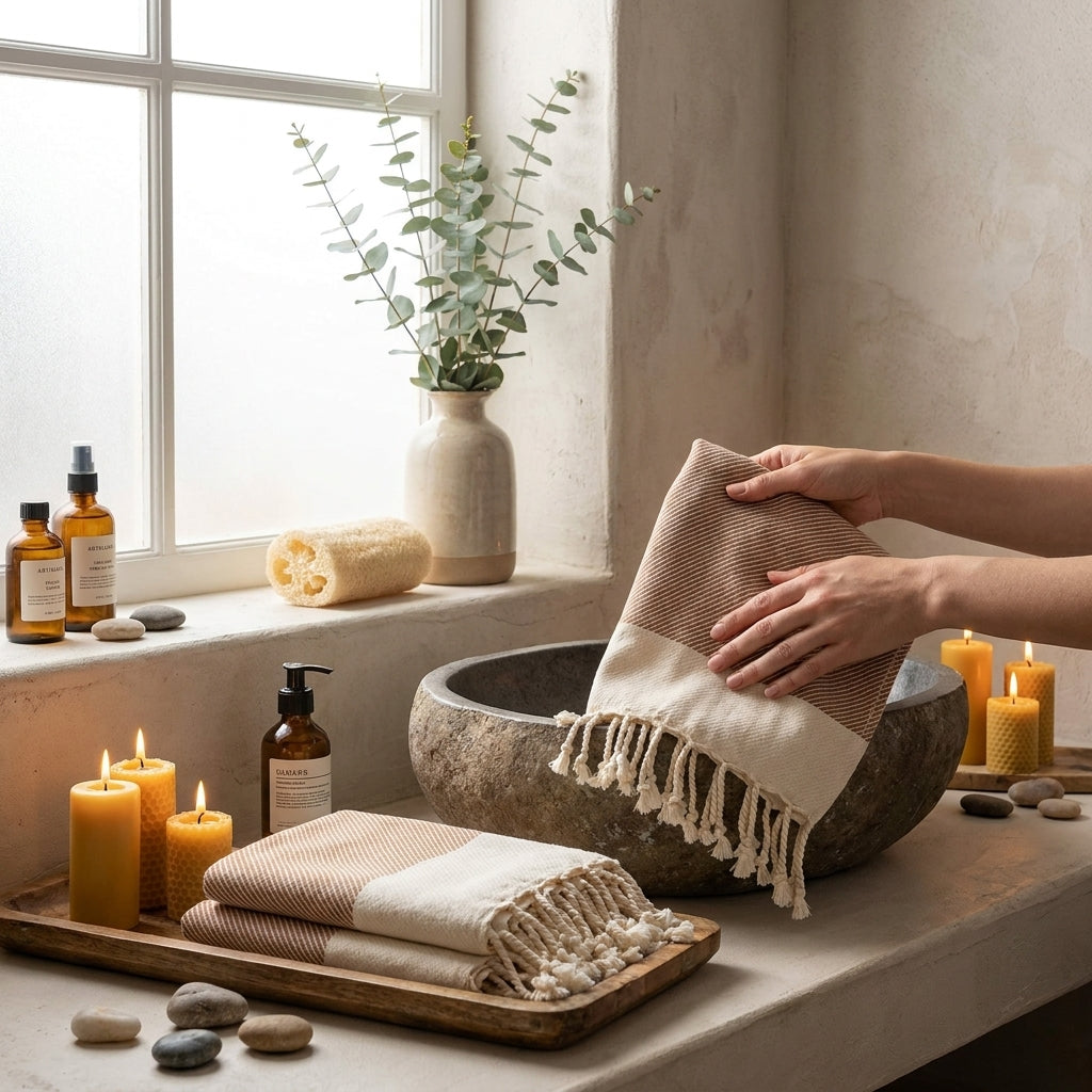 Soft Premium Hand Towel - 100% Pure Cotton, 40x19 Inches