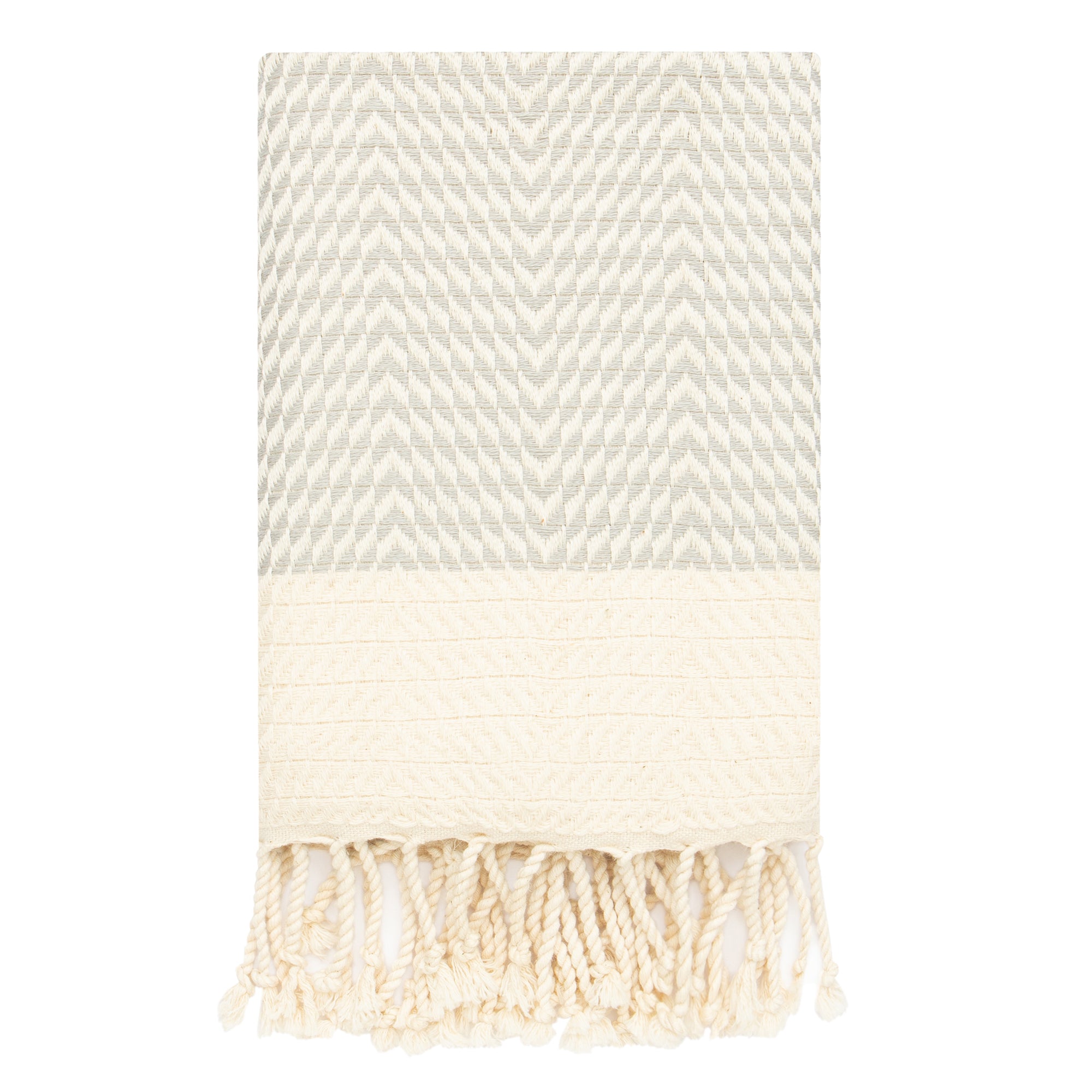 Boho Turkish Hand Towel Set of 2 - 40x19 Inches 100% Pure Cotton