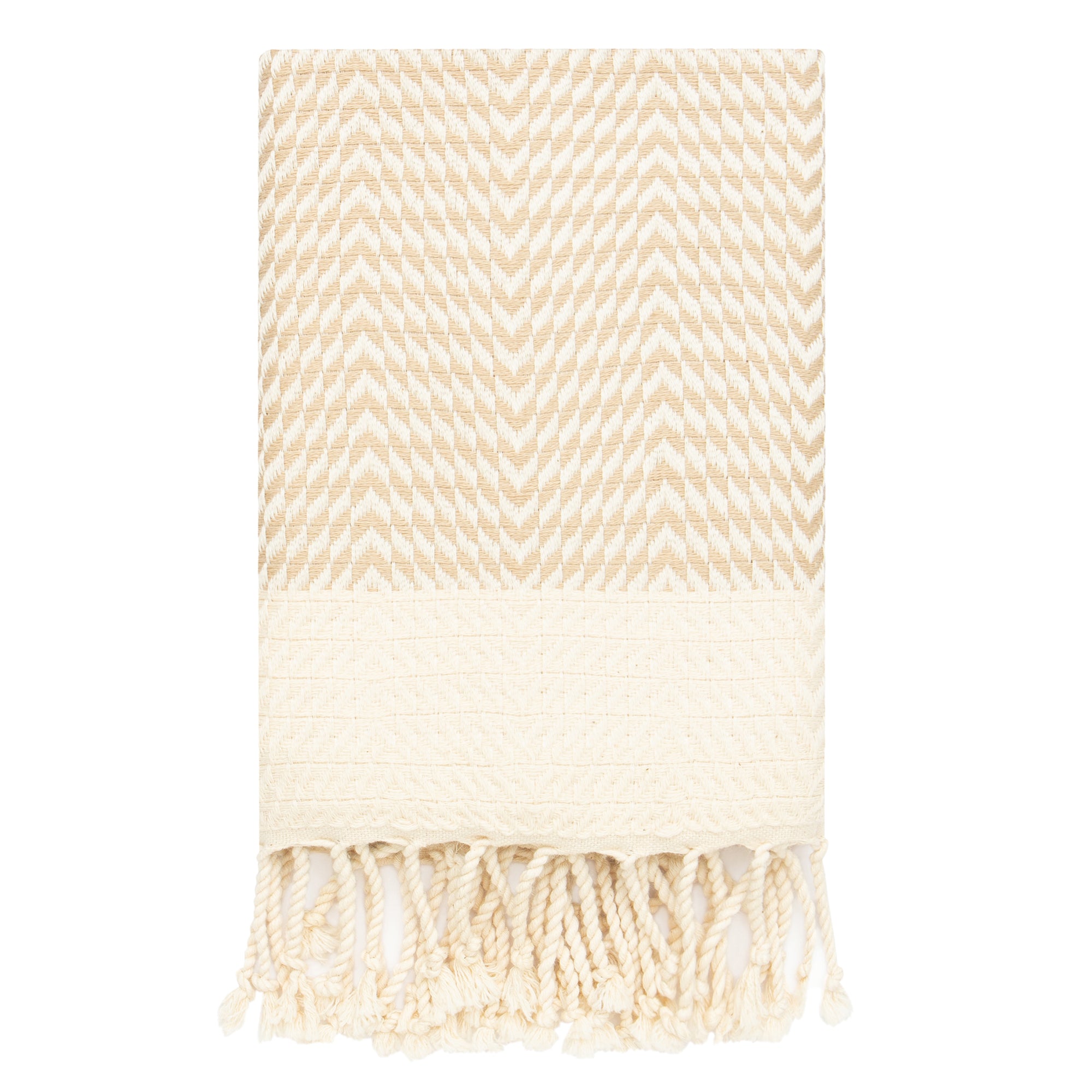 Boho Turkish Hand Towel Set of 2 - 40x19 Inches 100% Pure Cotton