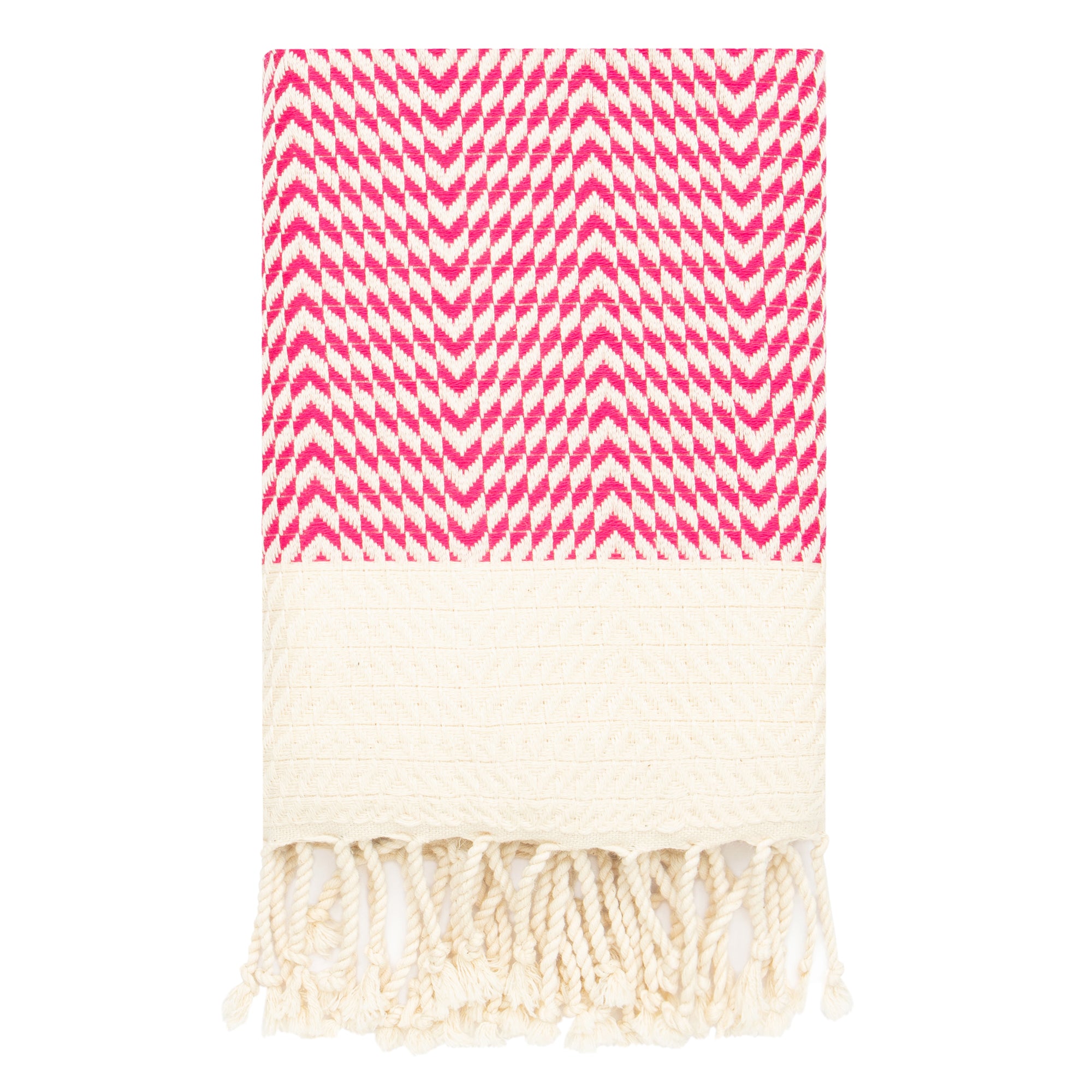 Boho Turkish Hand Towel Set of 2 - 40x19 Inches 100% Pure Cotton