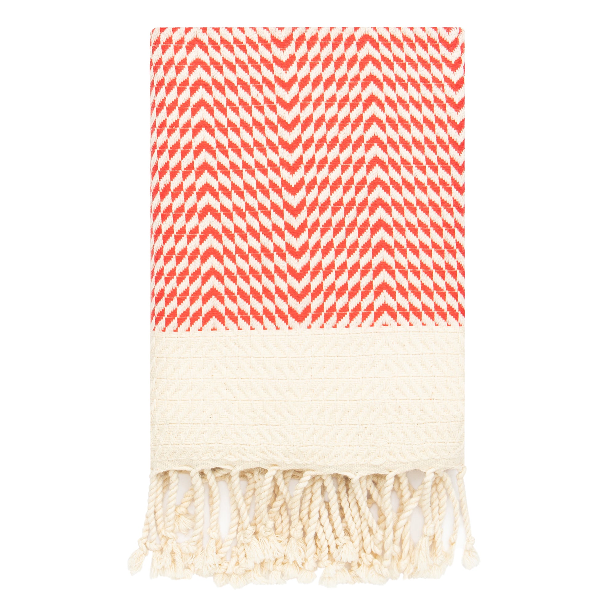 Boho Turkish Hand Towel Set of 2 - 40x19 Inches 100% Pure Cotton