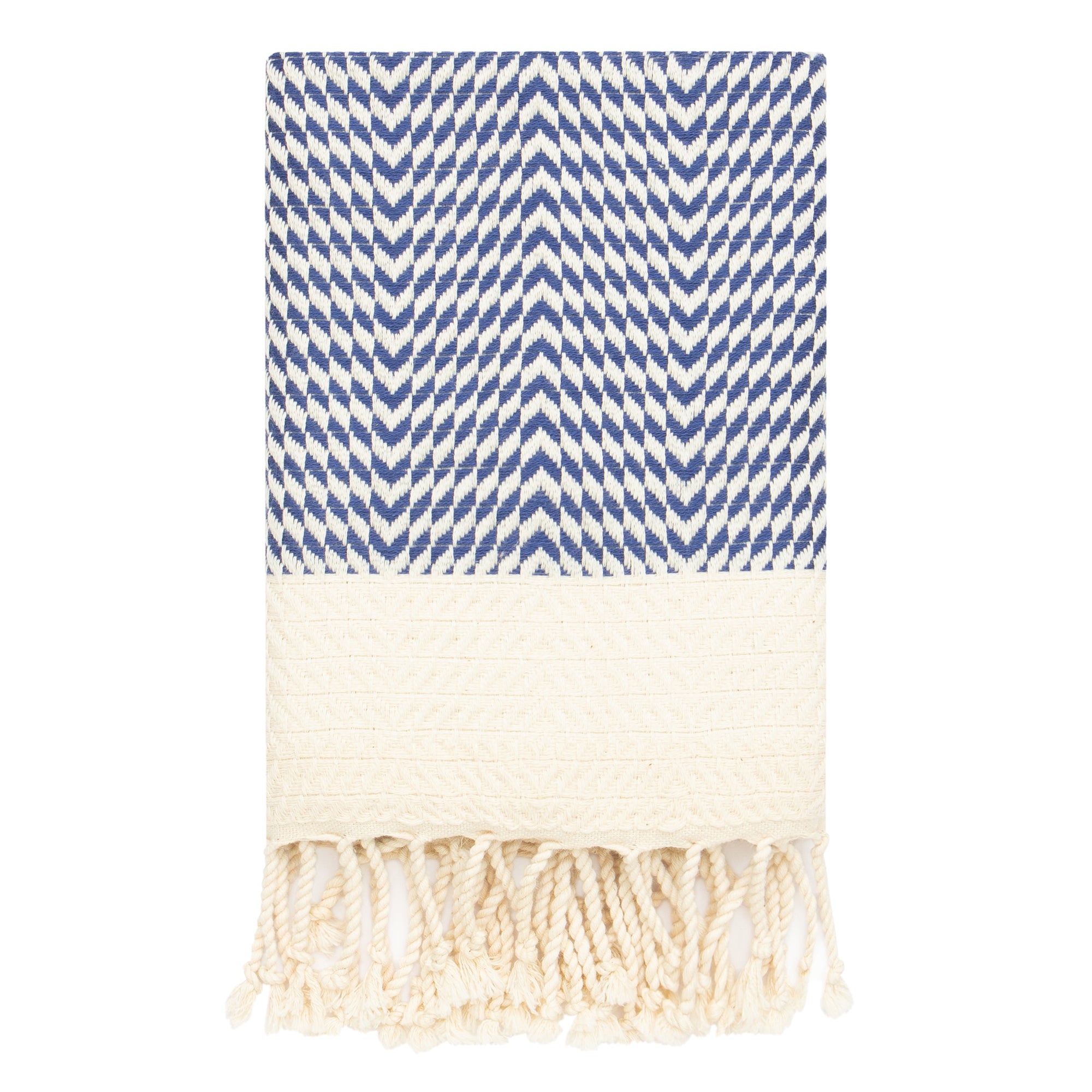 Boho Turkish Hand Towel Set of 2 - 40x19 Inches 100% Pure Cotton
