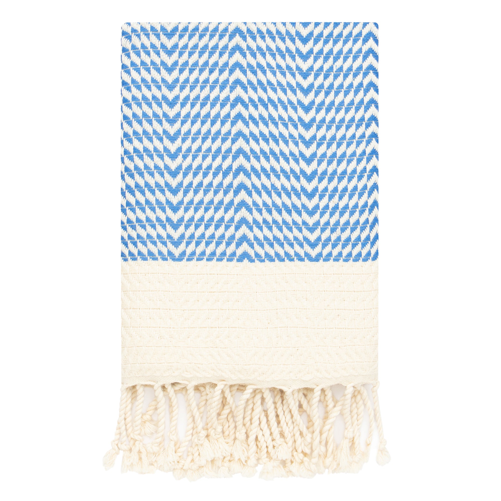 Boho Turkish Hand Towel Set of 2 - 40x19 Inches 100% Pure Cotton