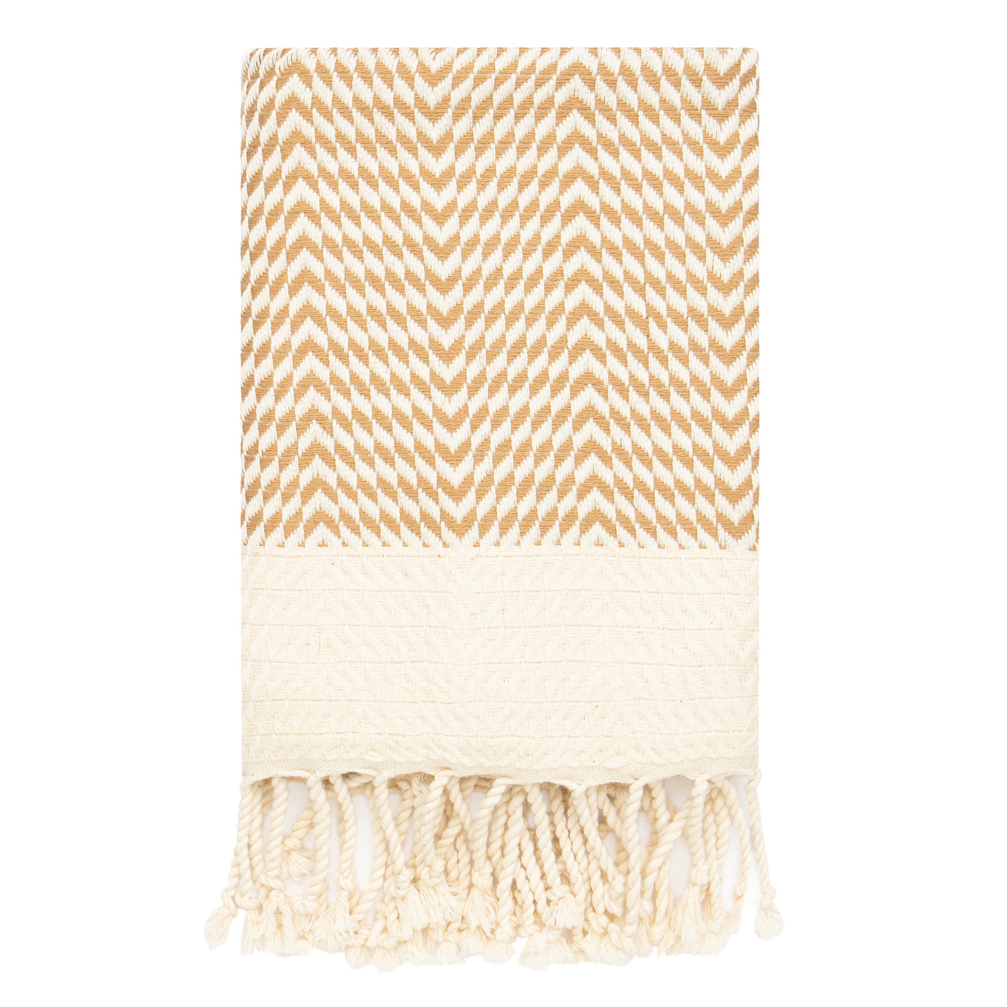 Boho Turkish Hand Towel Set of 2 - 40x19 Inches 100% Pure Cotton