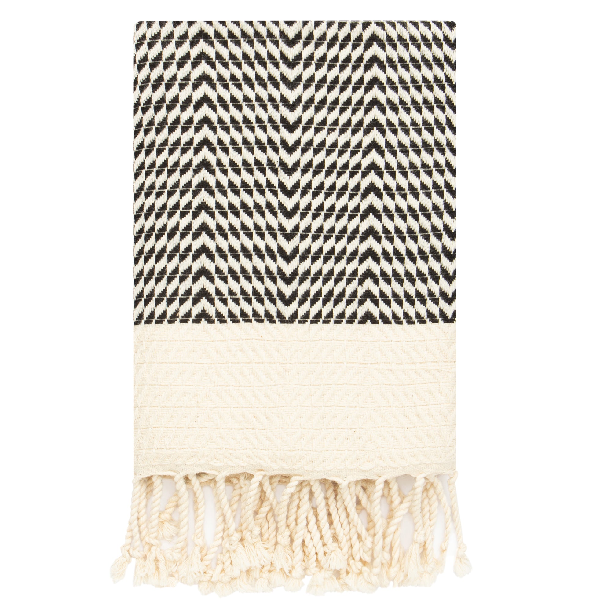 Boho Turkish Hand Towel Set of 2 - 40x19 Inches 100% Pure Cotton