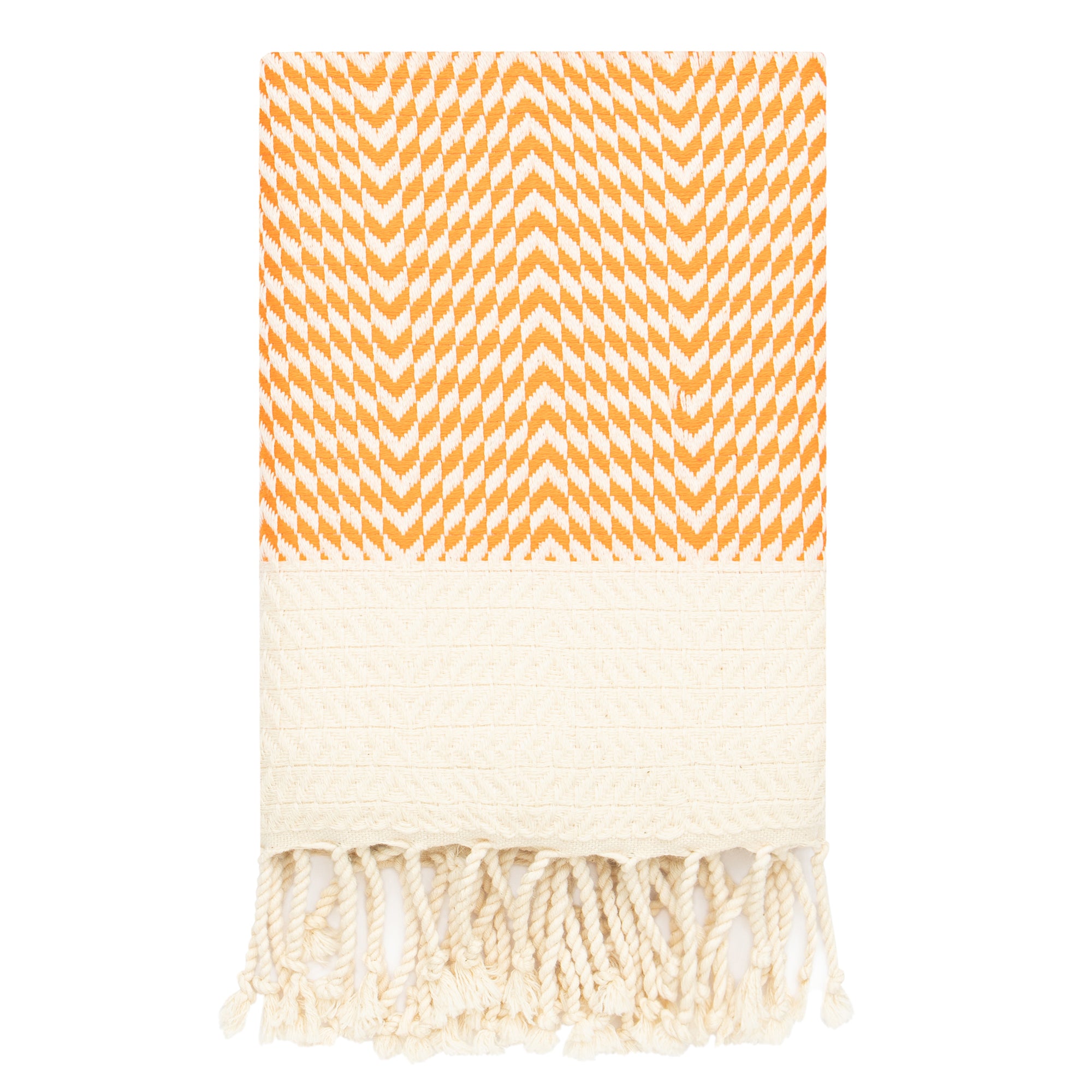 Boho Turkish Hand Towel Set of 2 - 40x19 Inches 100% Pure Cotton
